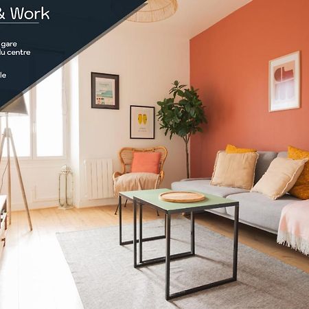 Apartamento Chill And Work / Gare Tgv / Beau T2 Renove Rennes Exterior foto